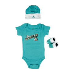 Jordan Baby Clothes 3 piece Set Teal Jordan 23 Size 0 6 Months